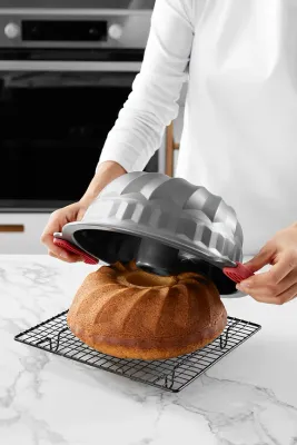 Форма для запекания Lekue Forma do babki z nieprzywierajaca powloka, круглая, нержавеющая сталь, 26,5 см