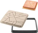 Форма для запекания Silikomart Forma do ciasta Kit Tarte Liberty, овальная, силикон, 11,8 18 см — фото 5