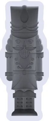 Форма для запекания Silikomart Forma do ciasta dziadek do orzechow, овальная, силикон, 25,3 9 см