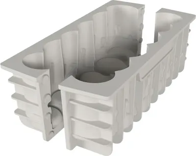 Форма для запекания Silikomart Forma do ciasta na zimno Lumi re, овальная, силикон, 21,9 8,9 см