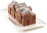 Форма для запекания Silikomart Forma do ciasta na zimno Winter Village, овальная, силикон, 21,8 8,8 см — фото 1