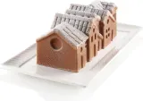 Форма для запекания Silikomart Forma do ciasta na zimno Winter Village, овальная, силикон, 21,8 8,8 см — фото 3