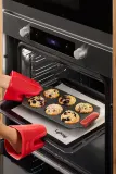 Форма для запекания Lekue Forma do 6 muffinow z nieprzywierajaca powloka, овальная, нержавеющая сталь, 31 18 см — фото 3