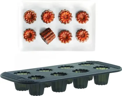 Форма для запекания Mastrad Cannele, овальная, силикон, 35,5 17,6 см