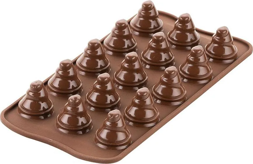 Форма для запекания Silikomart Forma do ciastek Choco Trees, круглая, силикон, 2,8 см