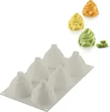 Форма для запекания Silikomart Forma do ciastek Cream, круглая, силикон — фото 1