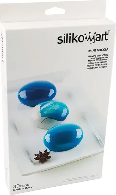 Форма для запекания Silikomart Forma do ciastek Goccia, круглая, силикон