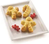 Форма для запекания Silikomart Forma do ciastek Sf106 Gingerbread Man, круглая, силикон, 0,4 см — фото 1