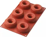 Форма для запекания Silikomart Forma do donutow, круглая, силикон, 7,5 см — фото 2