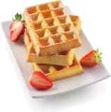 Форма для запекания Silikomart Forma do gofrow Sf155 Waffel Classic, круглая, силикон — фото 1