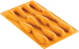 Форма для запекания Silikomart Forma do przystawek Carota, овальная, силикон, 7,8 2,3 см — фото 2