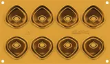 Форма для запекания Silikomart Forma do przystawek Tortellino, круглая, силикон — фото 3