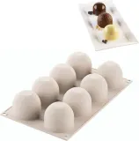 Форма для запекания Silikomart Puff, круглая, силикон, 6,2 см — фото 1