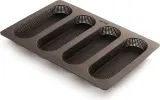 Форма для запекания Lekue Forma do pieczenia minibagietek perforowana, круглая, силикон, 20 см — фото 3