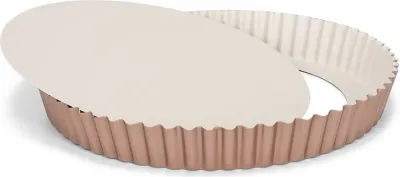 Форма для запекания Patisse Forma do quiche Ceramic z wyjmowanym dnem, круглая, нержавеющая сталь, 28 см