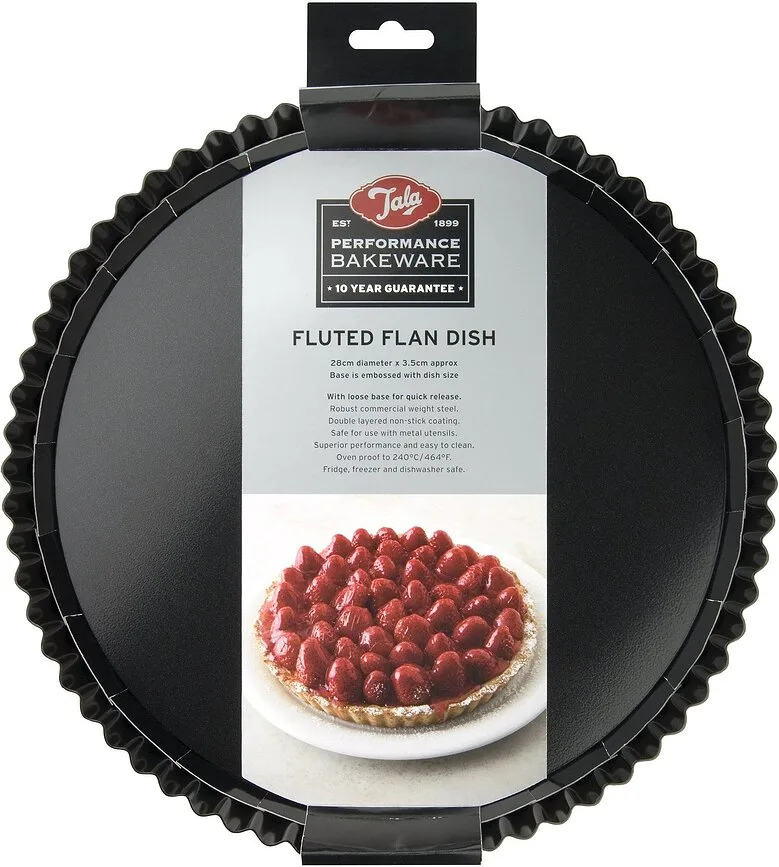 Форма для запекания Tala Forma do pieczenia tart i ciast owocowych Performance, круглая, нержавеющая сталь, 28 см
