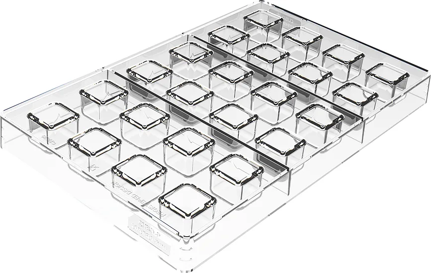 Форма для запекания Silikomart Forma do czekoladek Kit Cubo 01, круглая, пищевой пластик