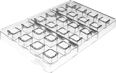Форма для запекания Silikomart Forma do czekoladek Kit Cubo 01, круглая, пищевой пластик