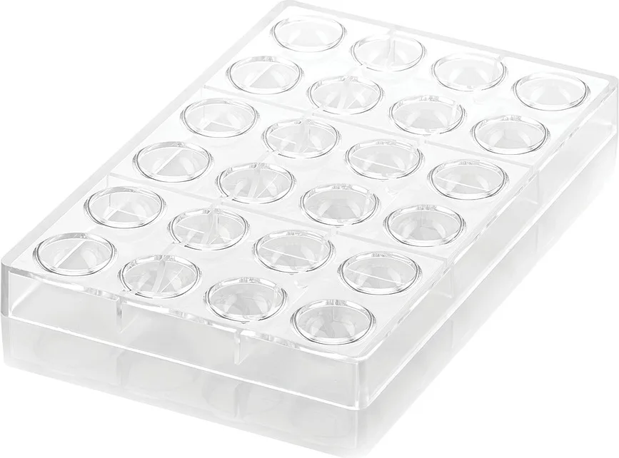 Форма для запекания Silikomart Forma do czekoladek Kit Semisfera 01, круглая, силикон, 3,1 см