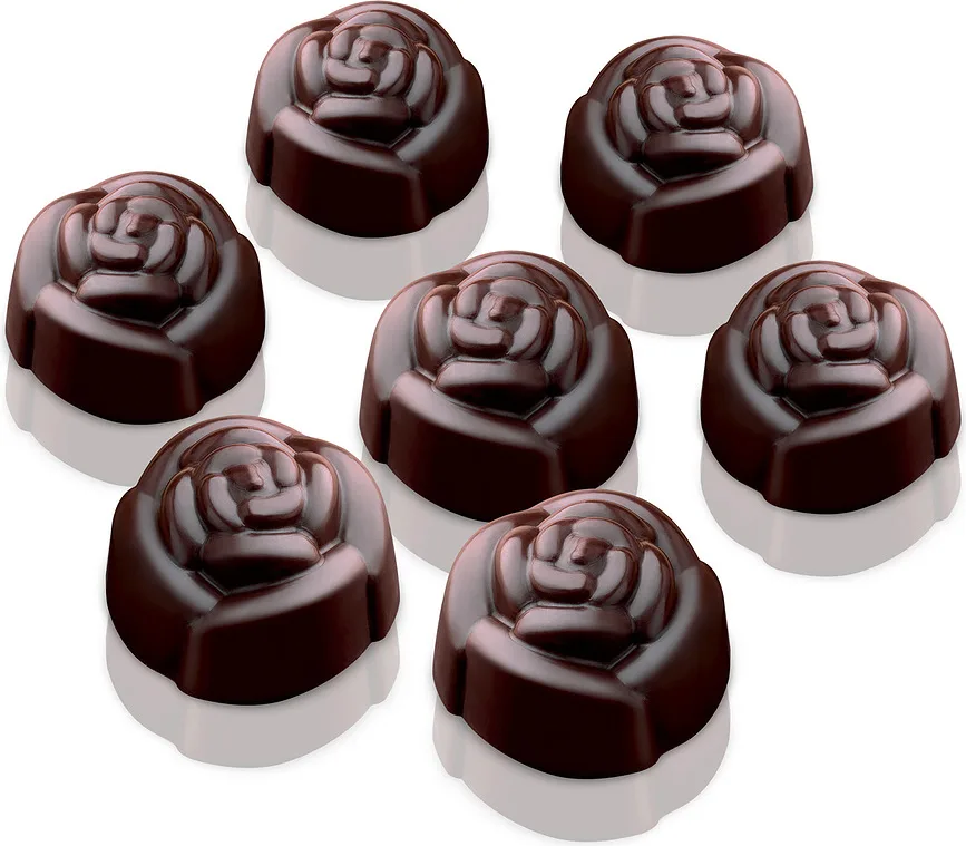 Форма для запекания Silikomart Forma do czekoladek Scg13 Rose, круглая, силикон