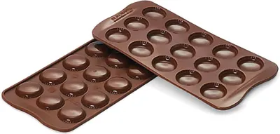 Форма для запекания Silikomart Forma do czekoladek Scg21 Choco Macaron, круглая, силикон