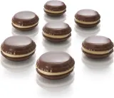 Форма для запекания Silikomart Forma do czekoladek Scg21 Choco Macaron, круглая, силикон — фото 2