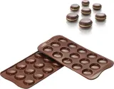 Форма для запекания Silikomart Forma do czekoladek Scg21 Choco Macaron, круглая, силикон — фото 4