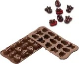 Форма для запекания Silikomart Forma do czekoladek Scg23 Choco Winter, круглая, силикон — фото 3
