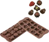 Форма для запекания Silikomart Forma do czekoladek Scg24 Choco Springlife, круглая, силикон — фото 2