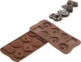 Форма для запекания Silikomart Forma do czekoladek Scg25 Choco Biscuit, круглая, силикон — фото 1