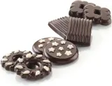 Форма для запекания Silikomart Forma do czekoladek Scg25 Choco Biscuit, круглая, силикон — фото 2
