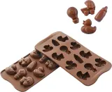 Форма для запекания Silikomart Forma do czekoladek Scg31 Choco Baby, круглая, силикон — фото 4