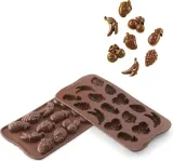 Форма для запекания Silikomart Forma do czekoladek Scg32 Choco Fruits, круглая, силикон — фото 1