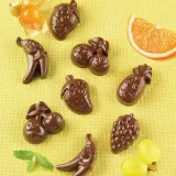 Форма для запекания Silikomart Forma do czekoladek Scg32 Choco Fruits, круглая, силикон — фото 2