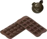 Форма для запекания Silikomart Forma do czekoladek Scg35 Choco Pigs, круглая, силикон — фото 3