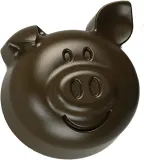 Форма для запекания Silikomart Forma do czekoladek Scg35 Choco Pigs, круглая, силикон — фото 5
