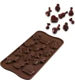 Форма для запекания Silikomart Forma do czekoladek Scg43 Choco Melody, круглая, силикон — фото 2