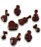 Форма для запекания Silikomart Forma do czekoladek Scg43 Choco Melody, круглая, силикон — фото 4