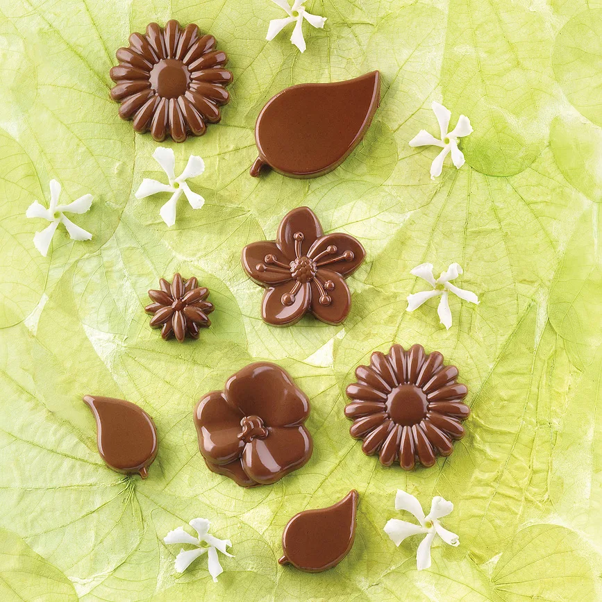 Форма для запекания Silikomart Forma do czekoladek Scg44 Choco Garden, круглая, силикон