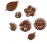 Форма для запекания Silikomart Forma do czekoladek Scg44 Choco Garden, круглая, силикон — фото 2