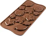 Форма для запекания Silikomart Forma do czekoladek Scg44 Choco Garden, круглая, силикон — фото 3