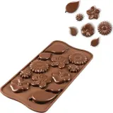 Форма для запекания Silikomart Forma do czekoladek Scg44 Choco Garden, круглая, силикон — фото 4