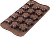 Форма для запекания Silikomart Forma do czekoladek Scg45 Winter Stars, круглая, силикон — фото 3