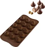 Форма для запекания Silikomart Forma do czekoladek Scg47 Choco Flame, круглая, силикон — фото 1