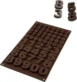 Форма для запекания Silikomart Forma do czekoladek Sf174 Choco 123, круглая, силикон — фото 1