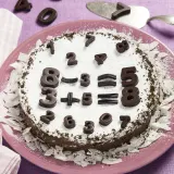 Форма для запекания Silikomart Forma do czekoladek Sf174 Choco 123, круглая, силикон — фото 3