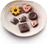 Форма для запекания Silikomart Forma do czekoladek cg29 Choco Botton, круглая, силикон — фото 1