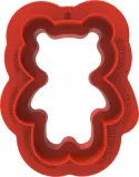Форма для запекания Silikomart Forma do czekoladek misie, овальная, силикон, 7,9 5,6 см — фото 7