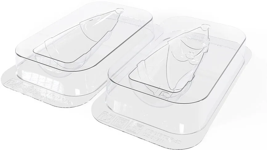 Форма для запекания Silikomart Forma do czekolady Frosty 2 el., круглая, пищевой пластик, 12 см