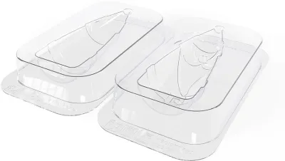 Форма для запекания Silikomart Forma do czekolady Frosty 2 el., круглая, пищевой пластик, 12 см
